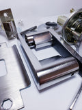 YH Collection Lever Set Citadel 11CD-Passage US26D, D5106746, Brushed Chrome