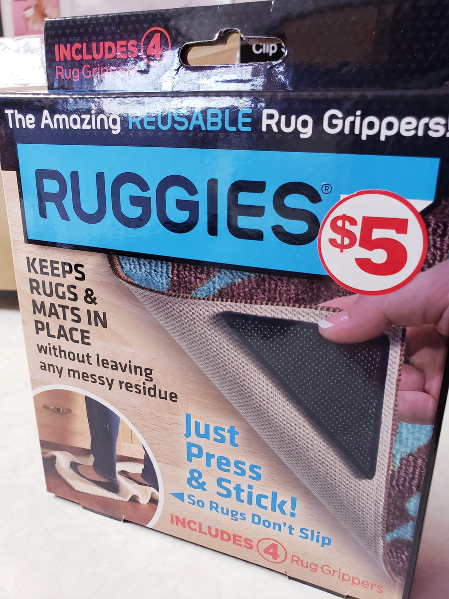 16 Rug Grippers, Ruggies Non-Slip Rug and Mat Rubber Grip. Reusable. –  Dixon Sales and Products LLC