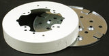 Legrand WIREMOLD V5738AF : STEEL ROUND FAN BOX IVORY