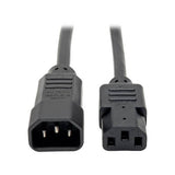 Tripp-Lite Standard Power Cord C14 to C13 Power Cable, 2 ft., 5-Pack