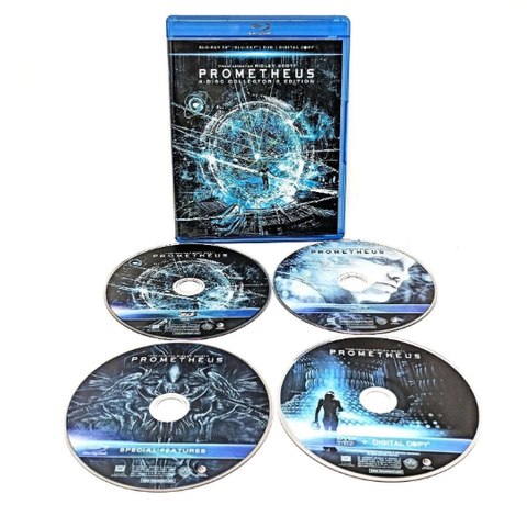 Prometheus 4-Disc Collector's Edition [Blu-Ray + DVD]
