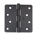 3 Pack Hager Five Knuckle Plain Bearing Hinges  4" Inch with 1/4" radius