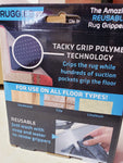 16 Rug Grippers, Ruggies Non-Slip Rug and Mat Rubber Grip. Reusable.