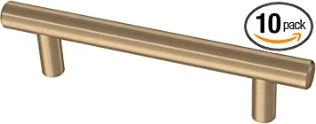 10 Pack Franklin Brass BAR096Z-CZ-B Bar Cabinet Pull, 3-3/4" (96mm), Champagne Bronze