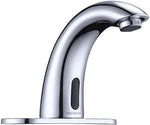 Auqaterior Auto Electronic Sensor Touchless Faucet Hands Free Bathroom Brushed Nickel Tap