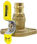 Webstone 81406HV The Isolator Full Port Forged Brass Uni-Flange Ball Valve - 1-1/2" Press