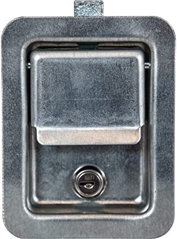 Buyers Products L3885 Locking Tool Box Latch Primer Finish No Holes w/ Keys New