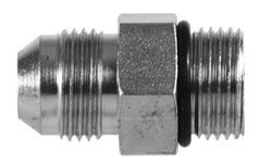 Hydraulic Adapter 6400-8-8C, 1/2" Male JIC by 1/2" Male O-Ring (3/4 - 16 Thread), #7