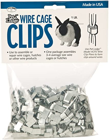 2 Pack Bag of Wire Clips - 1 lbs - ACC1