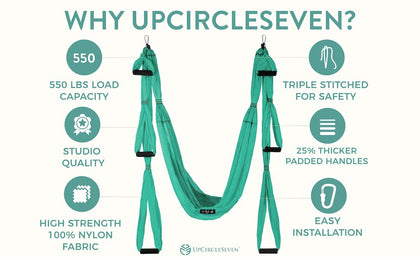 UpCircleSeven Aerial Yoga Swing Set