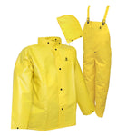 Tingley Rubber - S56307.3X - 3XL 10.5 mil Yellow PVC on Polyester DuraScrim Chemical Resistant Rain Suit