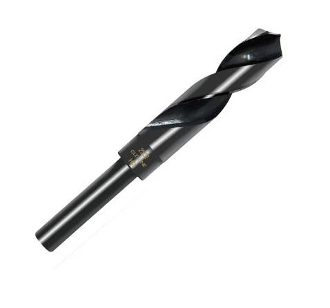 Cle-Line C20756 Silver and Deming Reduced Shank Drill, High Speed Steel, Steam Oxide Finish, Reduced Shank, 118-Degree Radial Point, 31/32" Drill Diameter