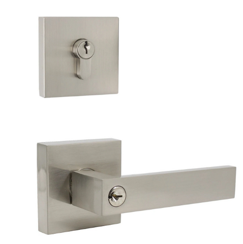 Keyed Entry Door Levers and Double Cylinder Deadbolts Locks Combo Pack (Keyed Alike), Satin Nickel Finish DL01ET-112SN No reviews