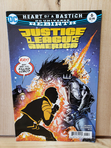 Heart of a Bastich Justice League of America, DC Universe Rebirth Issue: 6, DC 2017