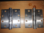 2 Pack Ives 5BB1HW Five Knuckle Ball Bearing Heavy Weight Full Mortise Butt Hinge 4.5x4.5