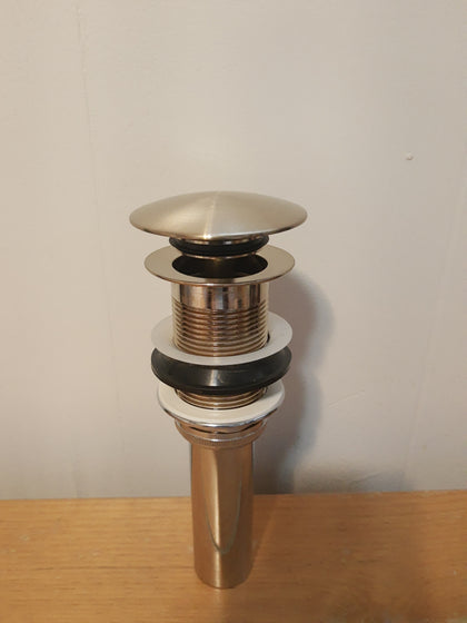 MASCO RP72413SS Push Button Pop-Up without Overflow Stainless Steel