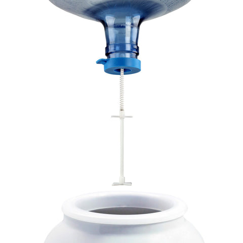 Porcelain Water Dispenser Reusable No-Splash Cap - BPA Free (Model: TRRWC01)