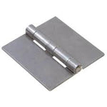 4-1/2 in. Plain Steel Weldable Surface Hinge Square Corner with Full Surface Fixed Pin (5-Pack)