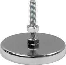 MAG-MATE MX5000B Plated Cup Magnet with 1/4-20 Bolt, 4.90"/95 lb