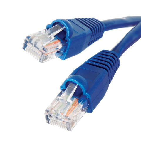 15ft Cat5e 350 MHz UTP Snagless Ethernet Network Patch Cable, Blue