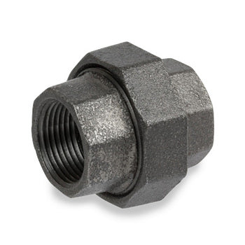 1-1/2 x 2-63/100 in. NPT 300# Black Ductile Iron Union