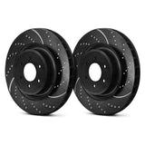 EBC GD7179 Sport Dimpled and Slotted 6 Lug Brake Rotors, Set of 2