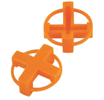 Tavy 100-Pack 1-In W X 1-In L 1/4-In Orange Plastic Tile Spacer