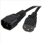 Startech PXT100143, 3ft 14 AWG Computer Power Cord Extension, C14 to C13