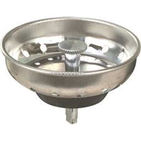 Proplus Sink Basket Strainer with Peg Post, Stainless Steel
