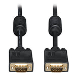 VGA Coaxial High-Resolution Monitor Cable w/ RGB Coaxial (HD15 M/M), 10-ft
