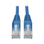 Cat5e 350MHz Snagless Molded Patch Cable (RJ45 M/M) - Blue, 3-ft.