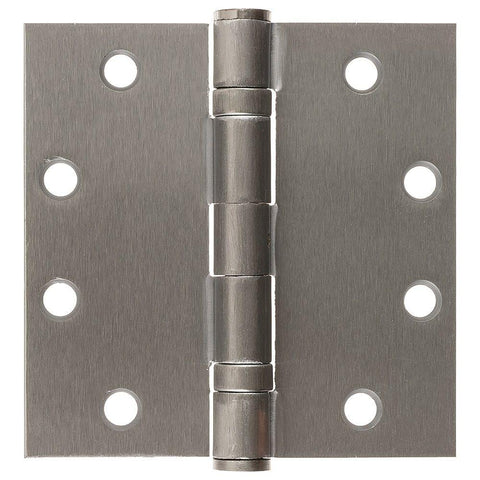 3 Pack 4.5 in. x 4.5 in. Standard Weight Ball Bearing 5 Knuckle Hinge with Non-Removable Pin