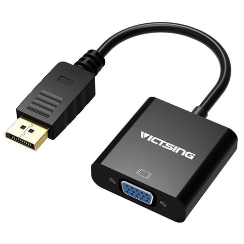 VicTsing Gold-plated DisplayPort(DP) To VGA Adapter Converter for PC Laptop